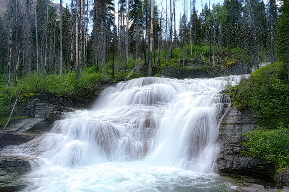 Glacier Falls 1 det WWI c