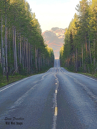 Road to Tetons det WWI c