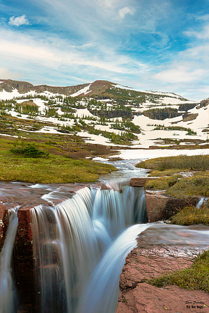 Triple Falls North 2 det clouds WWI c white